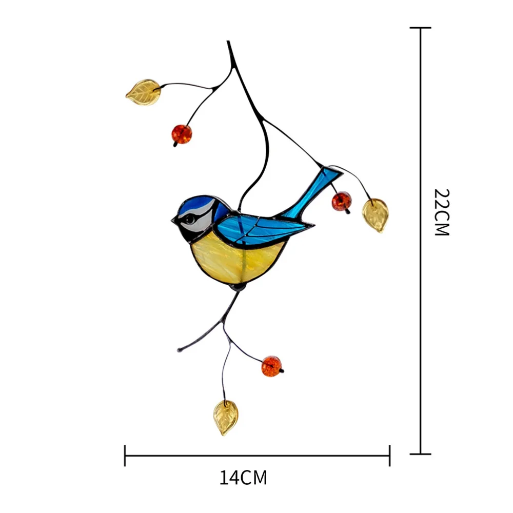 

3pcs Adorable Bird Pattern Wall Stickers Decorative Wall Decals Home Wallpaper