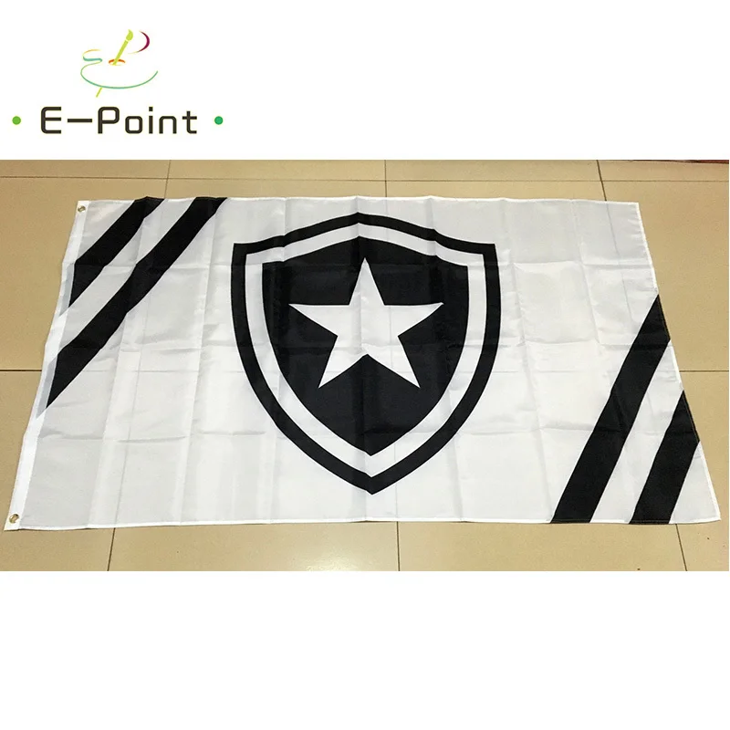 

Brazil (Brazilian Sports Club) Botafogo de Futebol e Regatas 3ft*5ft (90*150cm) Christmas Decorations for Home Flag Banner Gifts