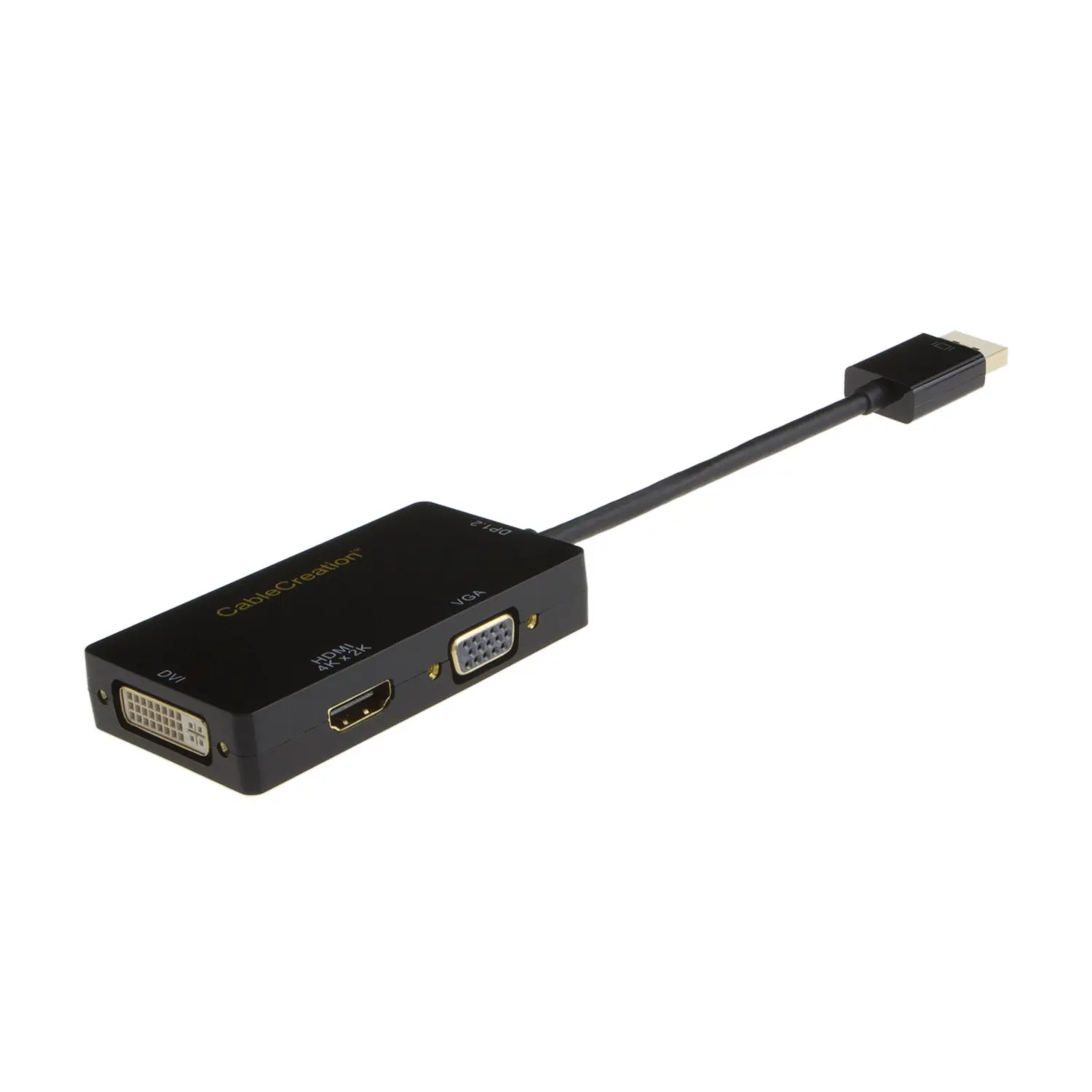 Переходник с порта дисплея на HDMI/DVI/VGA переходник 3-в-1 DP разрешение 4K 2K для HDMI