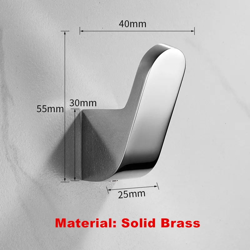 Настенный крючок из латуни