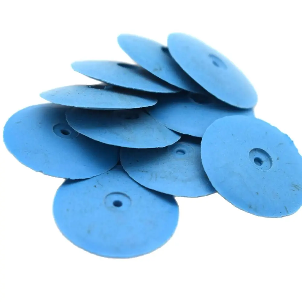 10 шт./компл. Ножи край Силиконовое колесо голубой цвет полировки ювелирных