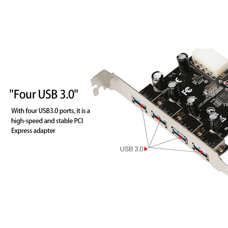 

PCIE Riser 1x to 16x Graphic Extension Riser Adapter Card USB 3.0 16X Slots Multiplier Card for Desktop Computer 24BB
