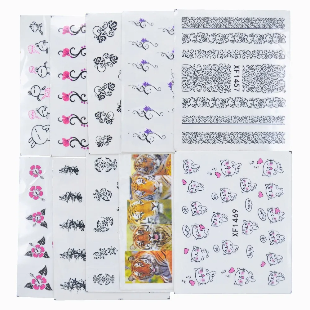 50 листов в разных стилях с водяным знаком горлышко форме цветами кошкой и т. д.