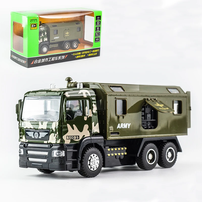 Модель военного автомобиля HOMMAT 1:50 модель грузовика армии литый под давлением