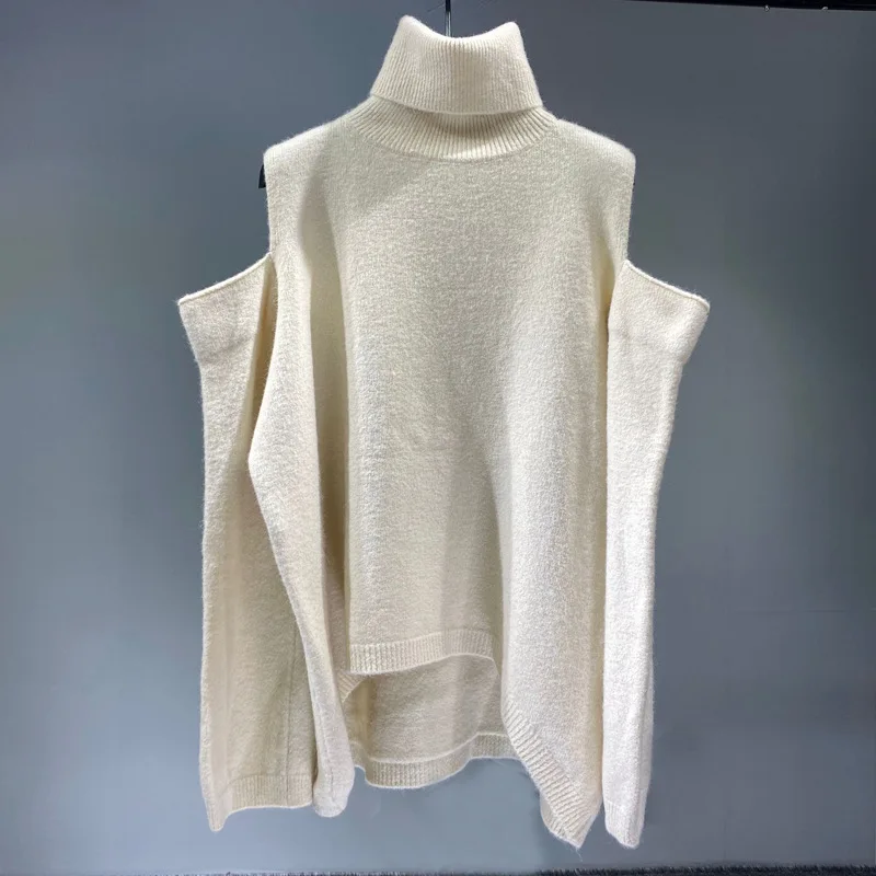 

Ladies New 2021 sexy Off Shoulder Pullovers Sweater Korean design stylish Long Sleeve spring sweaters Female Jumper T066