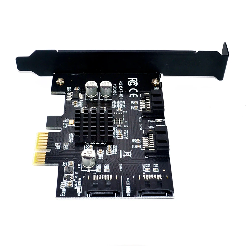 4 порта 6G PCI E к SATA 3 0 плата расширения контроллер конвертер для Windows адаптер