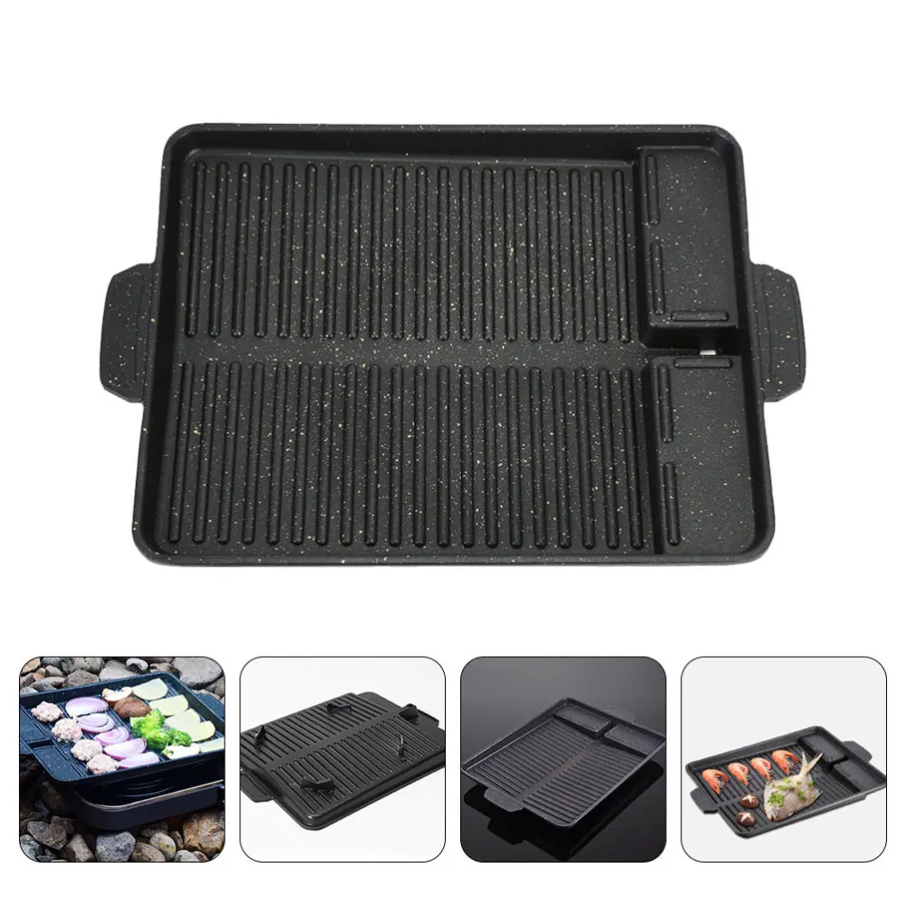 

1PC Outdoor Home BBQ Grill Baking Pan Outdoor Camp Stove Baking Tray Bakeware