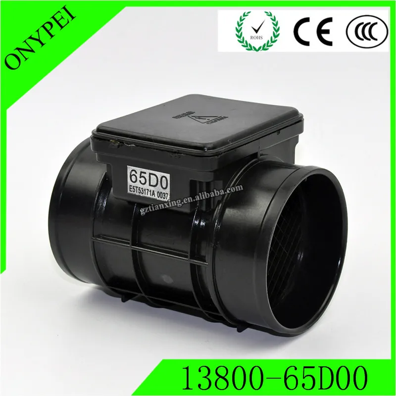 13800-65D00 E5T53171A Mass Air Flow Meter For Geo Tracker Chevrolet Suzuki X90 Sidekick Vitara Cabrio 1.6 16V 1380065D00 | Автомобили и