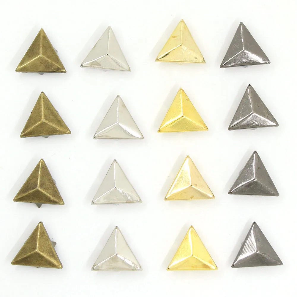 Металлические заклепки с тремя когтями 12/16 мм Треугольные для кожаных