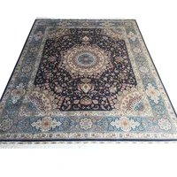 Area Rug Handmade Oriental Persian Carpets with Fringes Large Hand Knotted Tabriz Rug Living Room Rug Bedroom  8x10 Foot