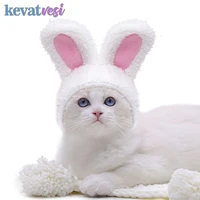 funny pet dog cat cap costume cute rabbit hat warm adjustable kitten caps headwear cosplay party costumes pet accessories