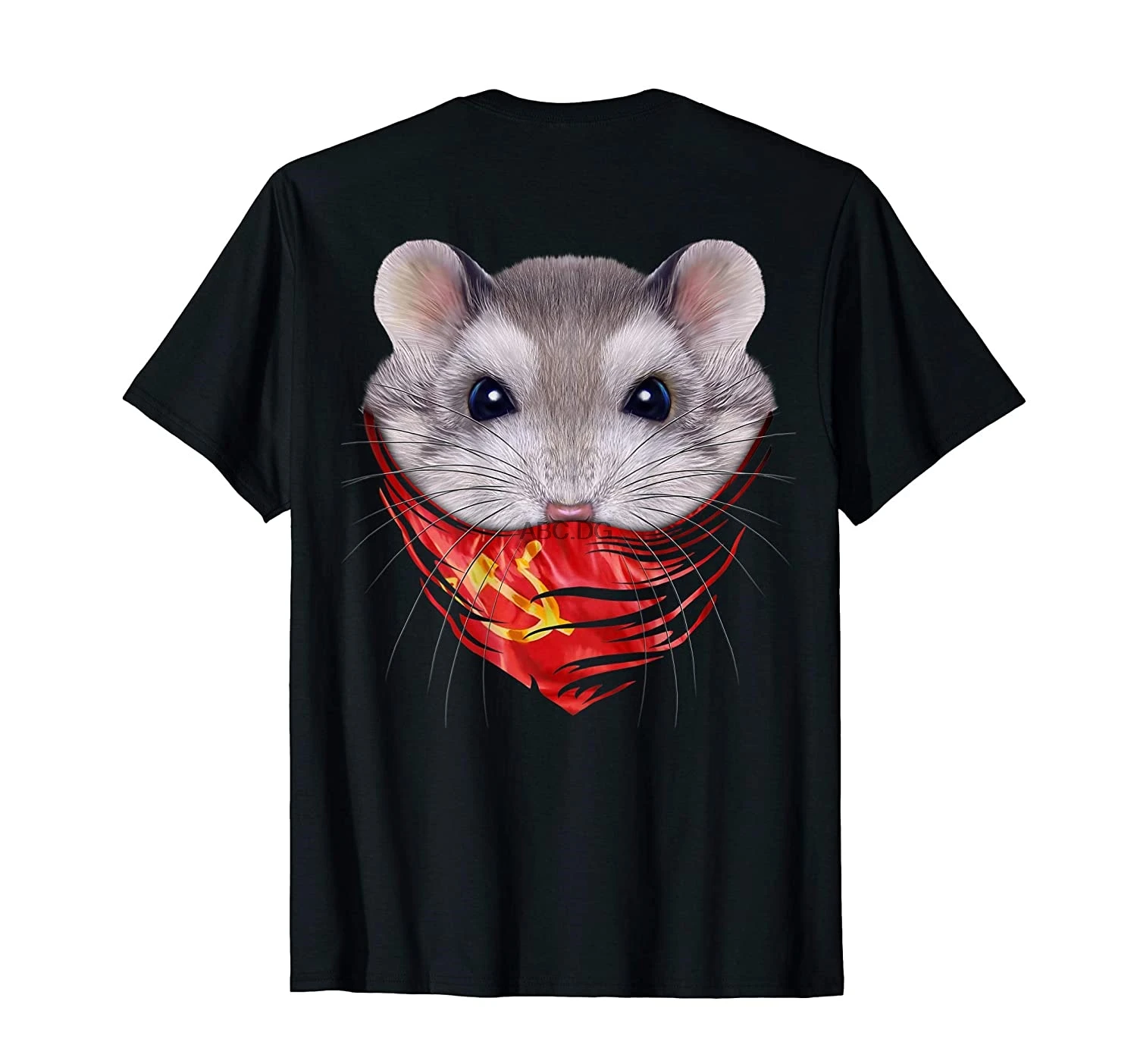 

Grey Dwarf Hamster in Soviet Union Bandana T-Shirt