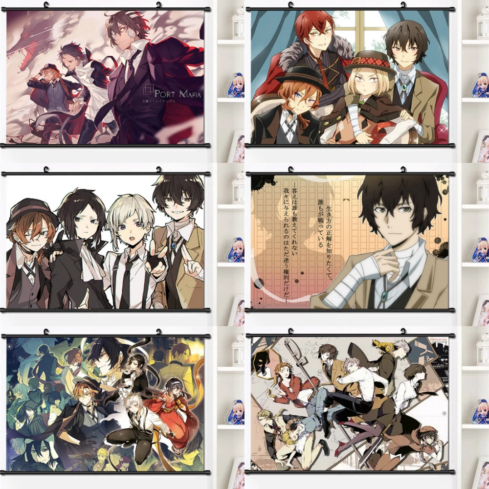 

Diamond Painting Japanese Anime Bungo Stray Dogs Cross Stitch Kits Diamond Mosaic Embroidery Full Square Drill Home Decoration