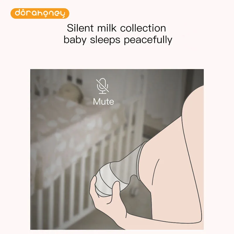 Ручной молокоотсос для кормления ребенка одной рукой партнер собиратель