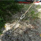 10 шт., высокопрочный Натяжной трос из нержавеющей стали для палатки, 12 см