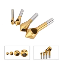 titanium coated countersink chamfer tool deburring drill taper hole cutter steelaluminum countersunk head chamfering tools