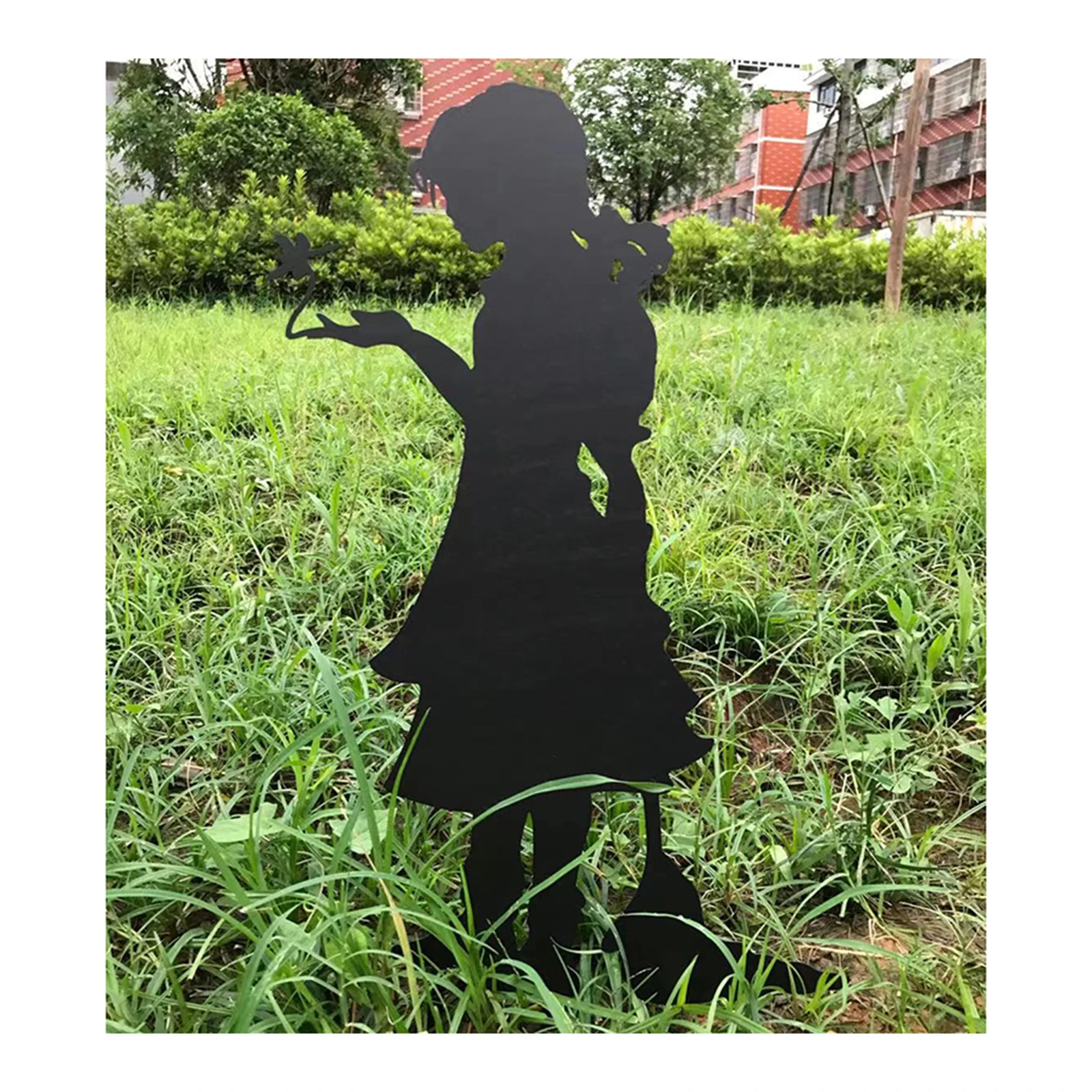 Милая садовая фотография Металлическая статуэтка изысканные подарки для