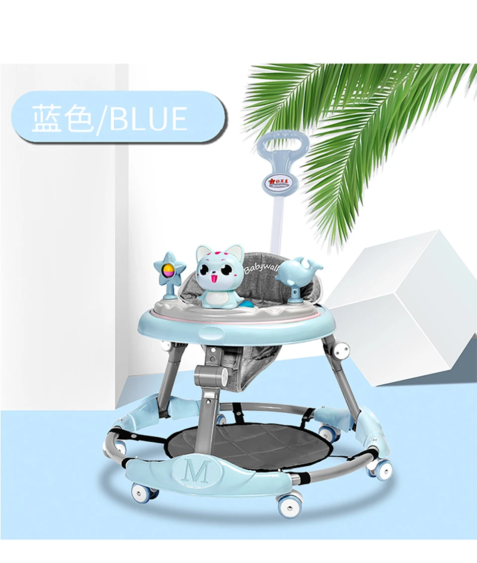 IMBABY ходунки для малышей 6-Регулировка скорости мульти-Функция с защитой от падений, анти-O-ноги Для мужчин и Для женщин ходунки для малышей Walker