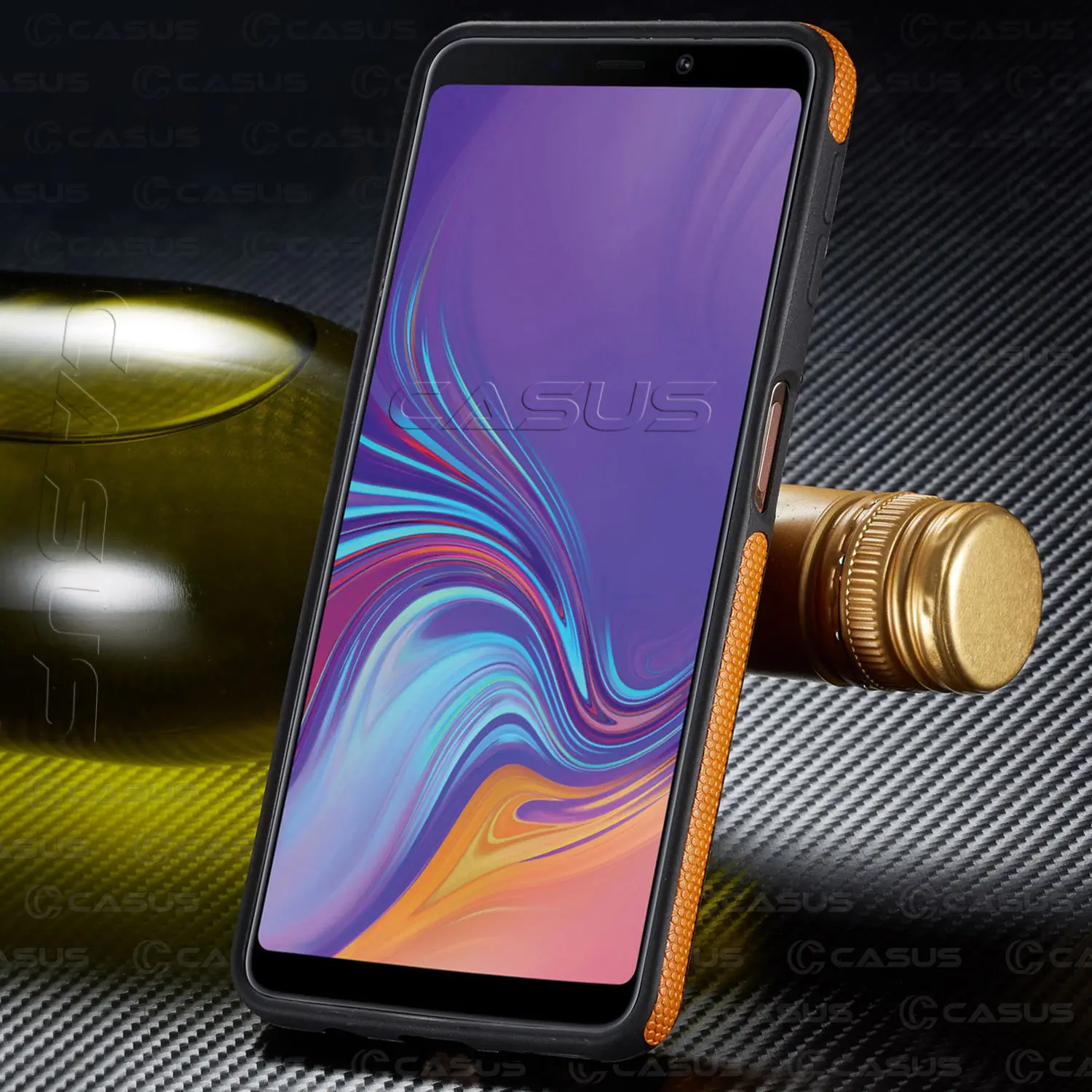 Чехол для Samsung Galaxy A6 A8 Plus A9 A7 2018 роскошный Винтажный чехол ударопрочный Plus|Бамперы|