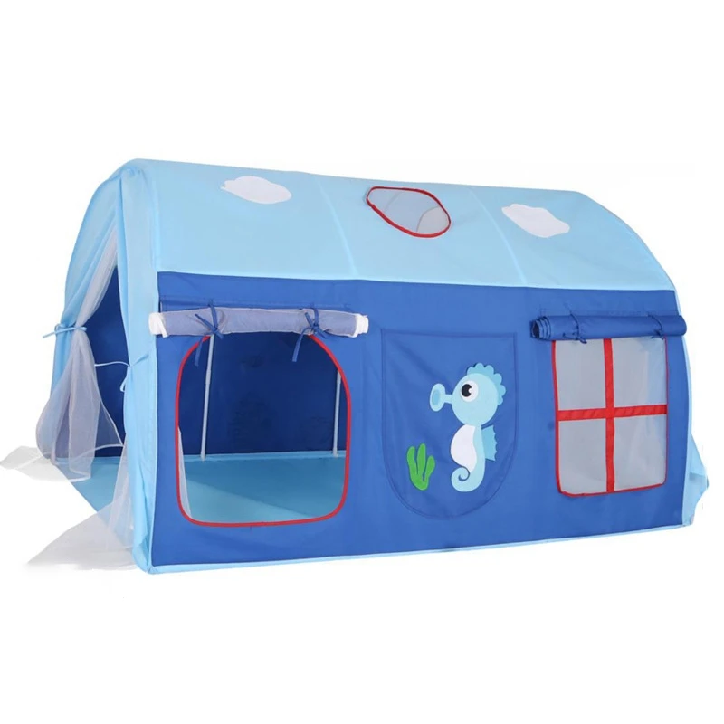 

Play Tent Toy Portable Foldable Teepee Ball Pool Pit Indoor Outdoor Simulation House Tent Gifts Toys for Kids Children