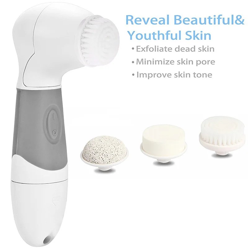 

Four-In-One Household Beauty Instrument Facial Cleansing Brush Clean Pores And Blackhead Cleansing Instrument Facial Care Tool