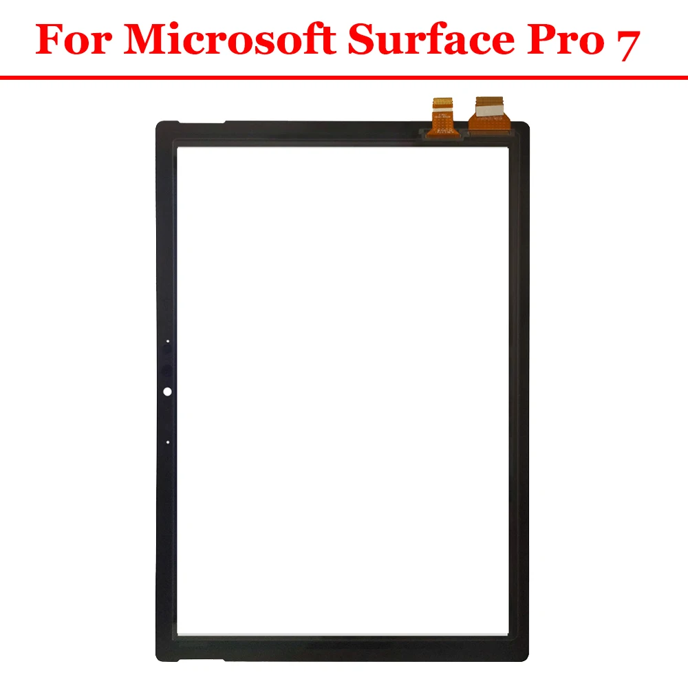 

100% протестированный сенсорный экран для Microsoft Surface Pro 7 1866 кодирующий преобразователь сенсорного экрана в сборе, экран с дигитайзером в сборе...
