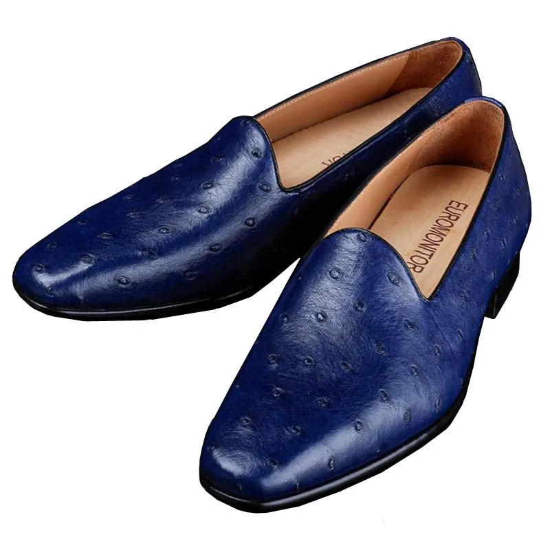 Новинка распродажа мужская обувь ourui из настоящей страусиной кожи деловые