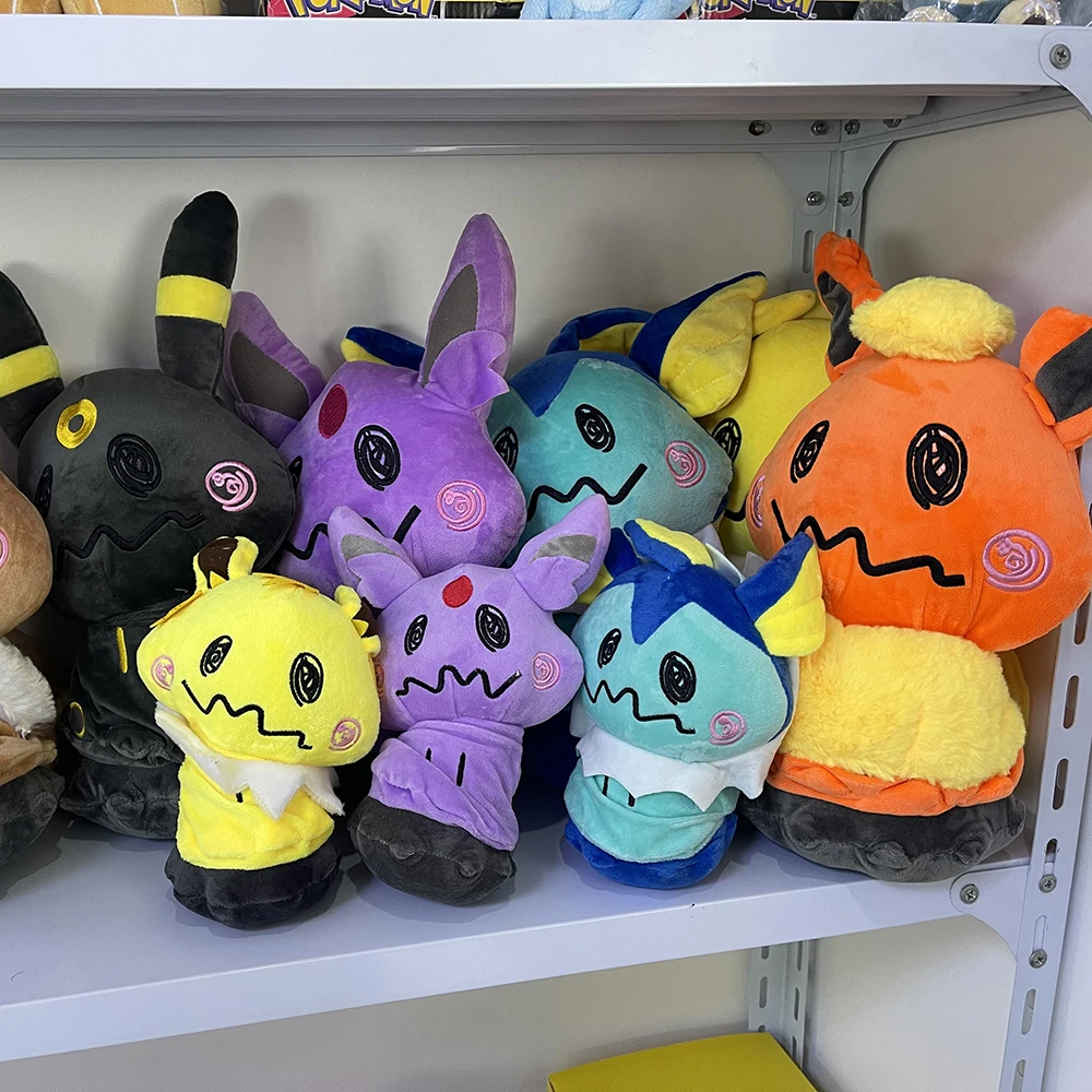 9 styles Kawaii Mimikyu Eevee Plush Doll Pokemoned Stuffed Toy Cute Elf Anime Derivatives Gift For Children images - 6