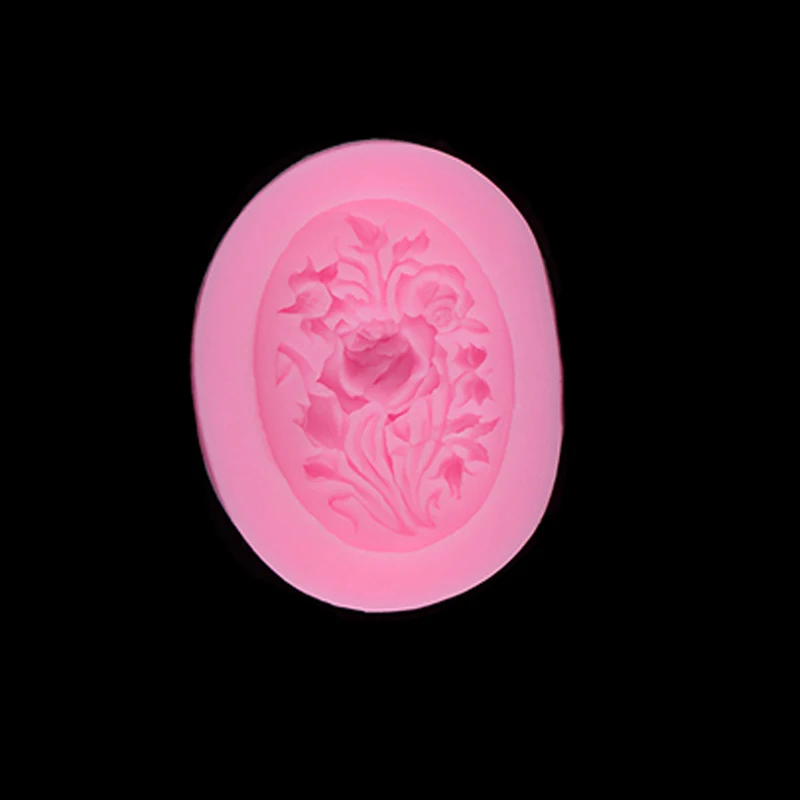 3D пионы цветочные формы для фондана шоколада торта льда полимерной смолы глины