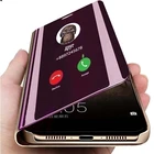 Умный зеркальный Чехол-книжка для LG Q60, K50, K50S, V40, V30 Pro, K61, K41S, K51S, K42, K52, 5G, V50, G8, V60, роскошный мобильный телефон чехол