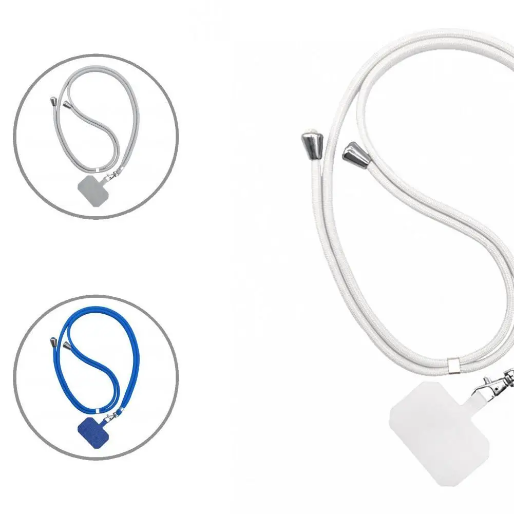 

Fabric Useful Multi-functional Adjustable Neck Strap Rope Adjustable Length Mobile Phone Lanyard Convenient for Phone