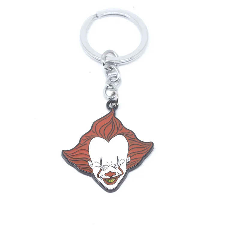 Джокер Косплей Маска Pennywise реквизит для костюмов Stephen King's It Chapter Two Pennywise ужас клоун Хэллоуин - Цвет: keychain