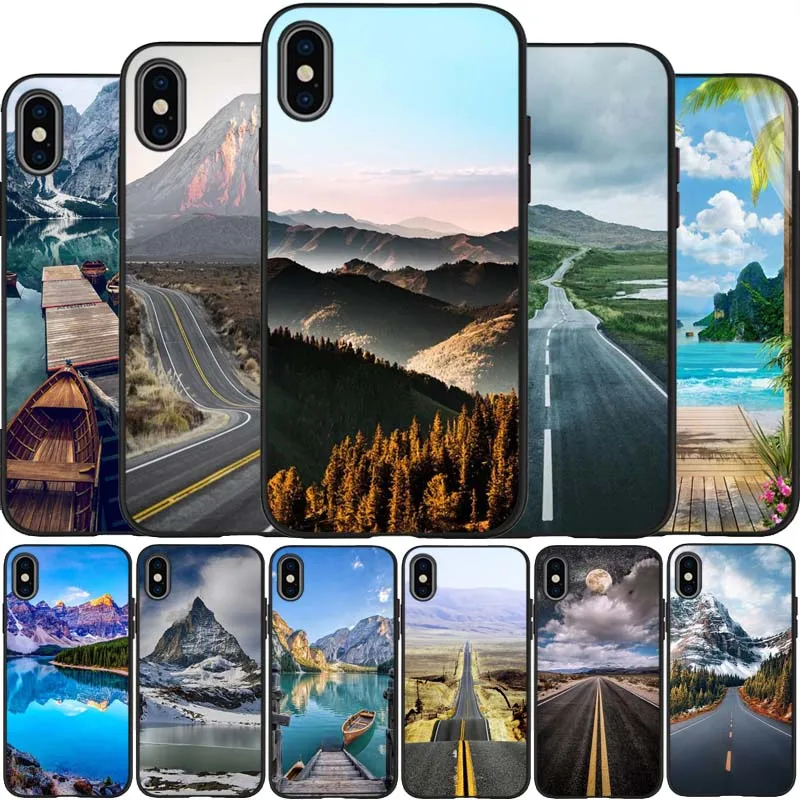 Чехол для iPhone 13 12 XR XS Max 5 5S SE 2020 6 6S 7 8 PLUS X 11pro 11 силиконовый черный | Мобильные