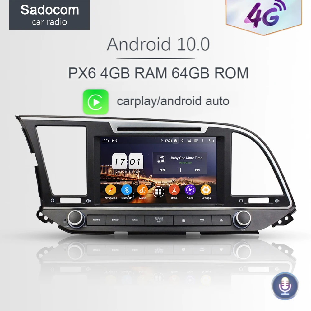 720P PX6 8 &quotDSP 2 din Android 10 0 ядер 64 Гб ПЗУ автомобильный DVD плеер GPS RDS Авторадио для Hyundai