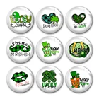 День Святого Патрика, Ирландское счастливое Круглое стекло для фото, кабошон, демонстрация, плоская задняя крышка, для рукоделия, оснастка, кнопки