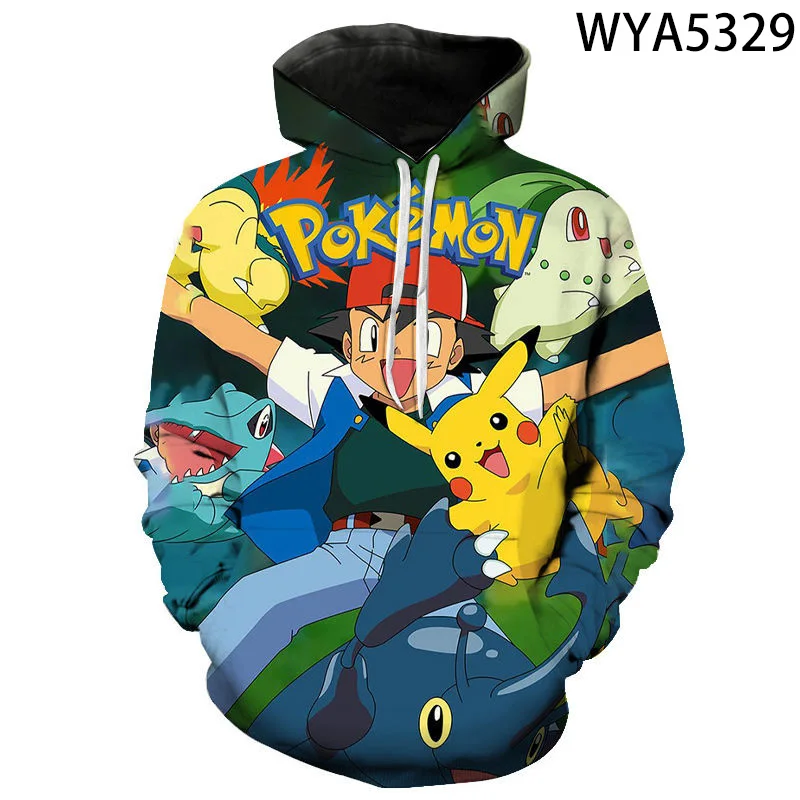 

Весенняя толстовка с 3D-принтом, мультяшный аниме Мужской Женский Детский пуловер с капюшоном, модная уличная одежда в стиле хип-хоп с длинны...