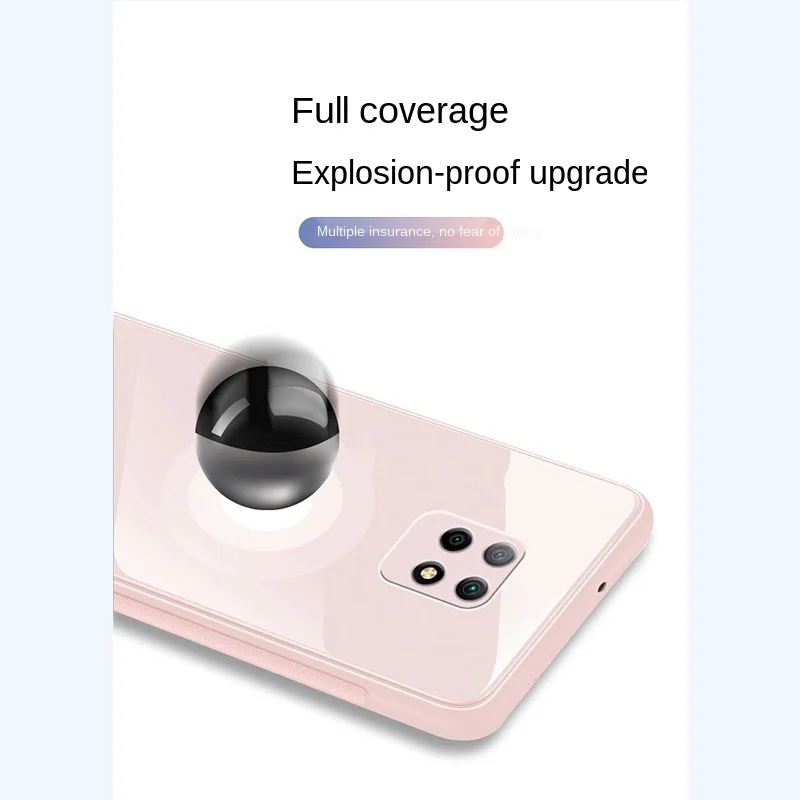 

Redmi 10x Phone Case All-Inclusive Lens Liquid Silicone Drop-Resistant Creative Ultra-Thin Phone Case Free Shipping