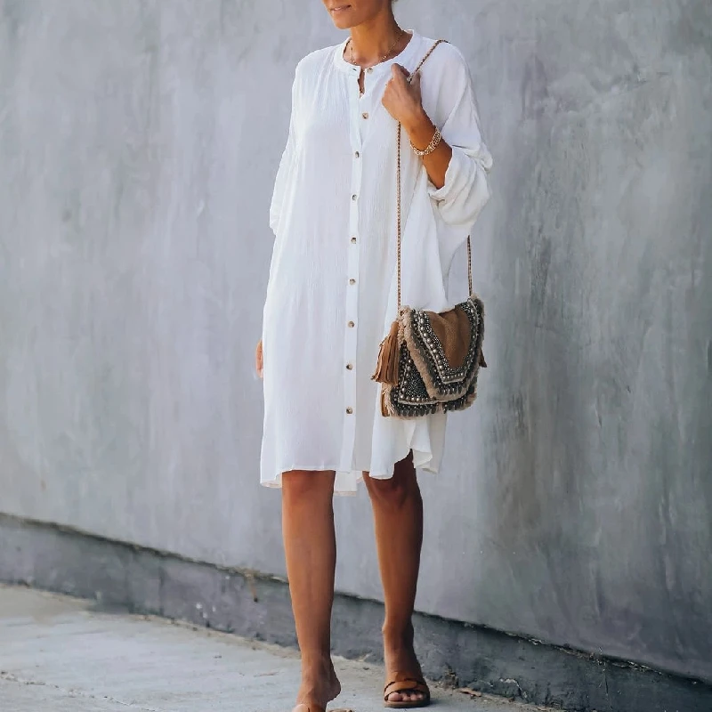 Туника из 100% хлопка Пляжная накидка повседневная женская пляжная одежда