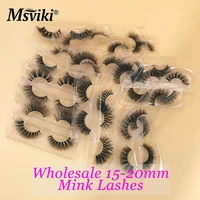 15 20mm mink eyelashes box package lash extension supplies bulk beauty mink lashes wholesale items makeup brushes custom logo