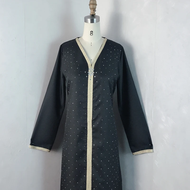 Ramadan Eid Dubai Abaya Turkey Muslim Women Silk Smooth Hijab Dress Musulmane Kaftan Robe Islamic Clothing Abayas Djellaba