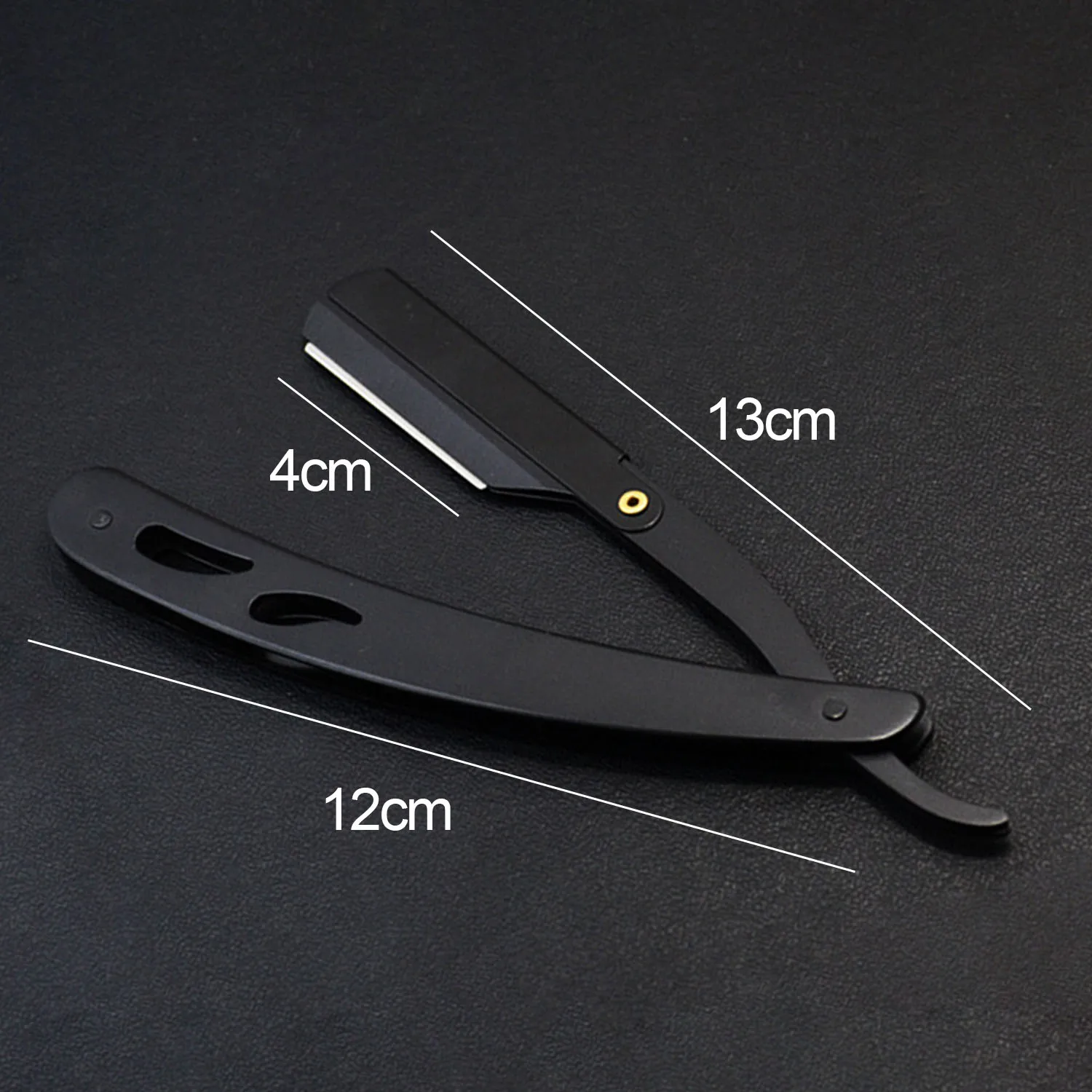 Складная Винтаж для бороды из нержавеющей стали волосы прямой бритвенный станок