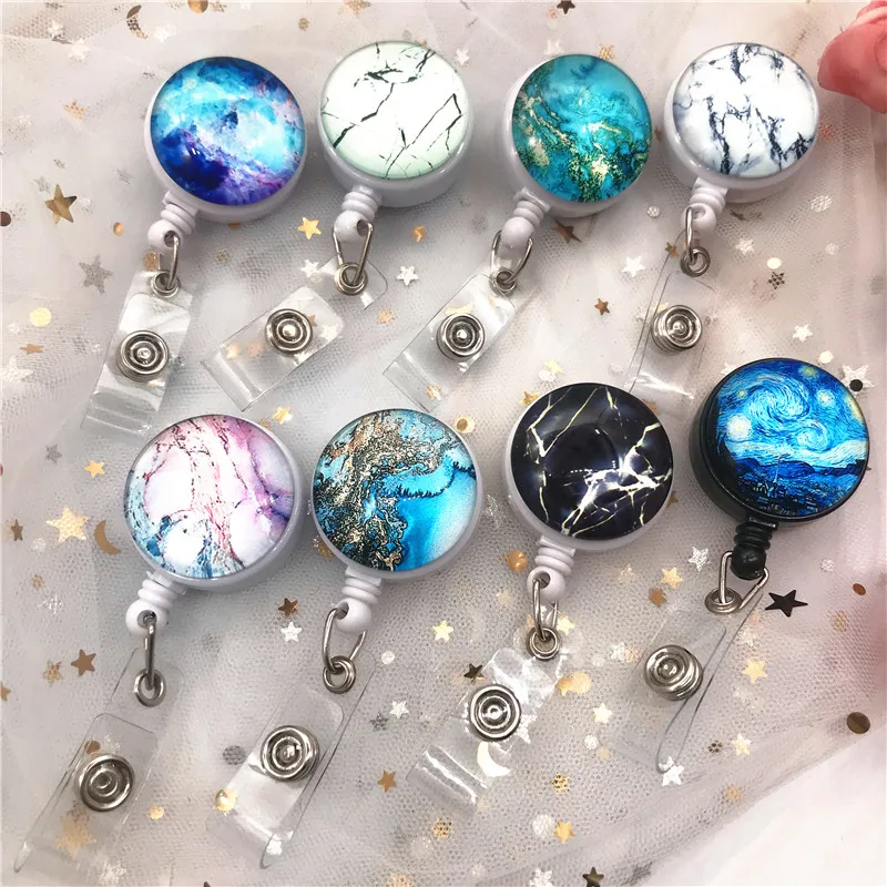 Новый Красочный Высококачественный выдвижной офисный бейдж с клипсой модный со