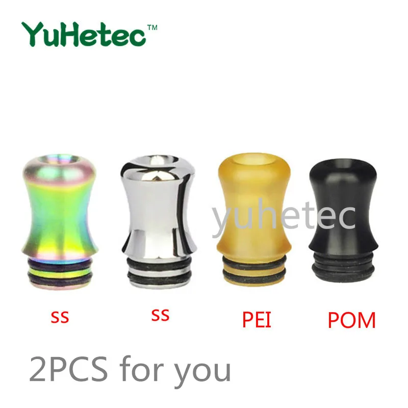 

Дрип-тип YUTETEC 510 PEI/POM/из нержавеющей стали для Aspire Nautilus 2 510, аксессуары для электронных сигарет, 2 шт.