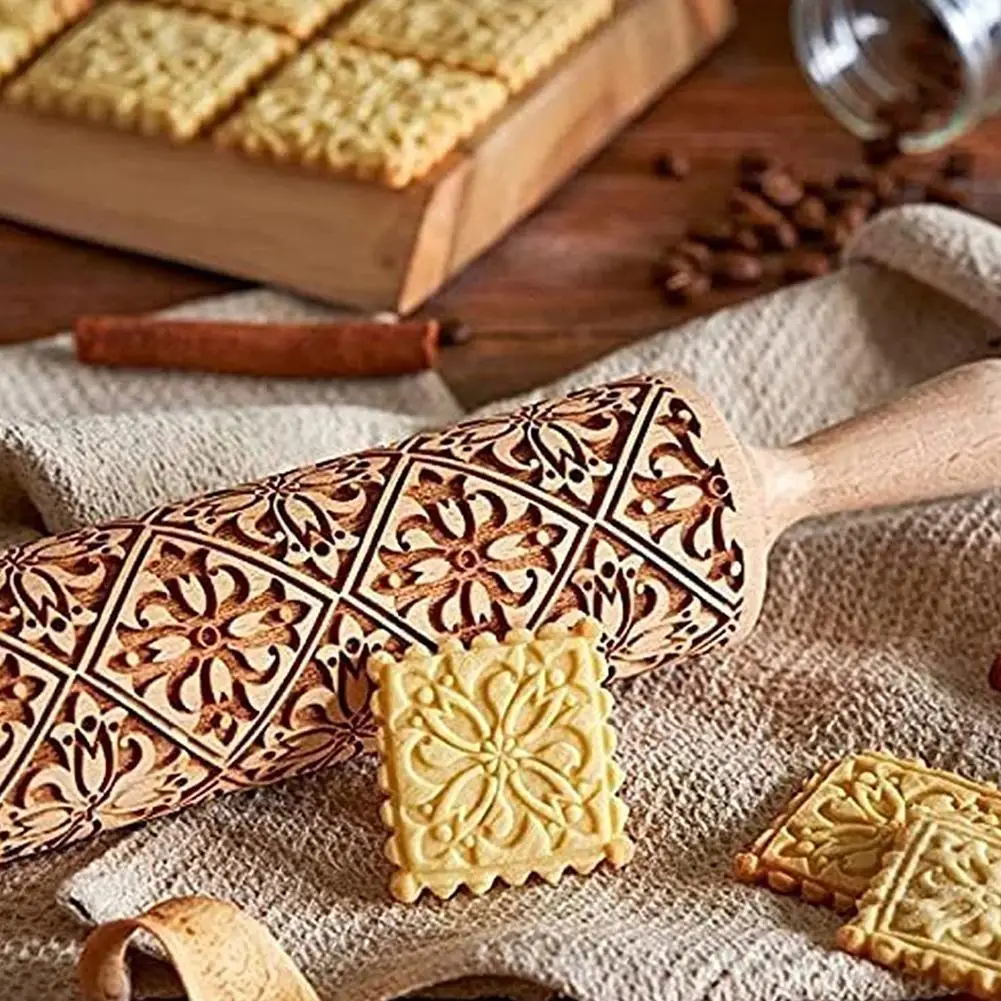 

Рождественские Скалки, Скалка, снежинка, лось, деревянные скалки, тиснение, печенье, фондан, пирог, узорчатый ролик