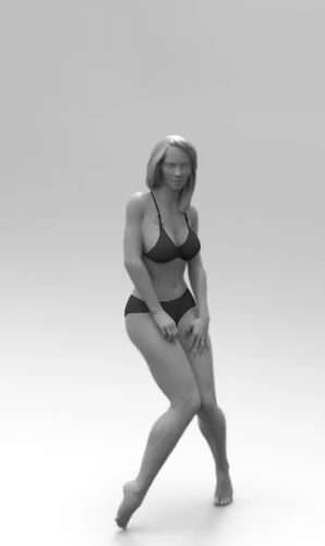 Масштаб 1/35 сборка Набор фигурок из смолы автомобиль для девочки (без