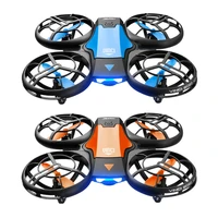 v8 mini drone 4k 1080p hd camera wifi fpv air pressure height protection foldable quadcopter remote control drone toy gift