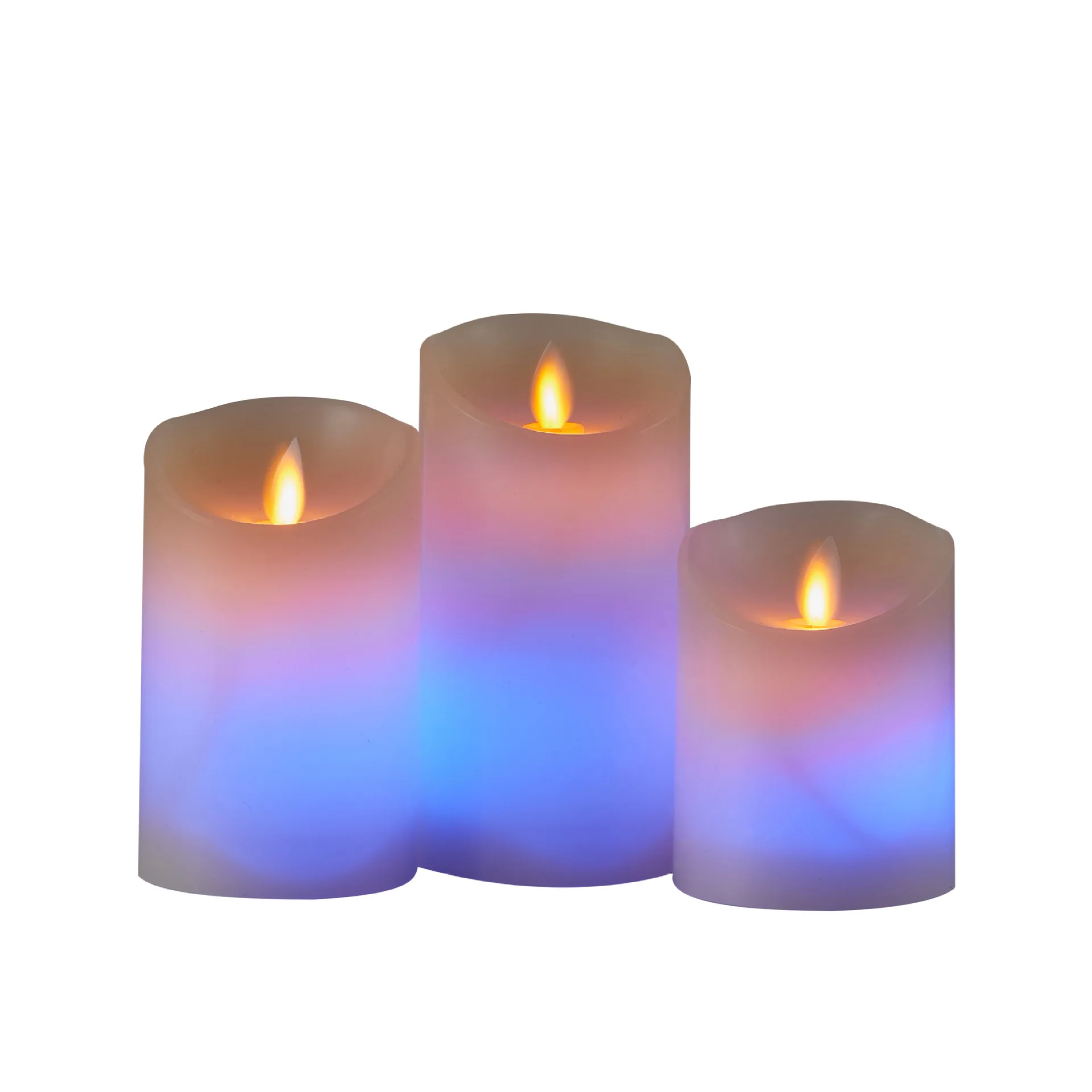 3 электрические желтые свечи светодиодный светильник для чайного шкафа с