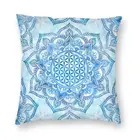 Цветок жизни в Мандала Лотос подушка чехол украшение в виде геометрических фигур медитации Чехлы 40 х 40 мультипликационным мотивом для Гостиная