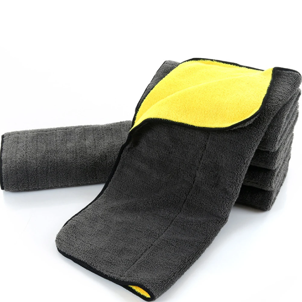 

30x30/40/60cm Car Absorbent Wash Microfiber Towel Cleaning Drying Cloth Super Soft