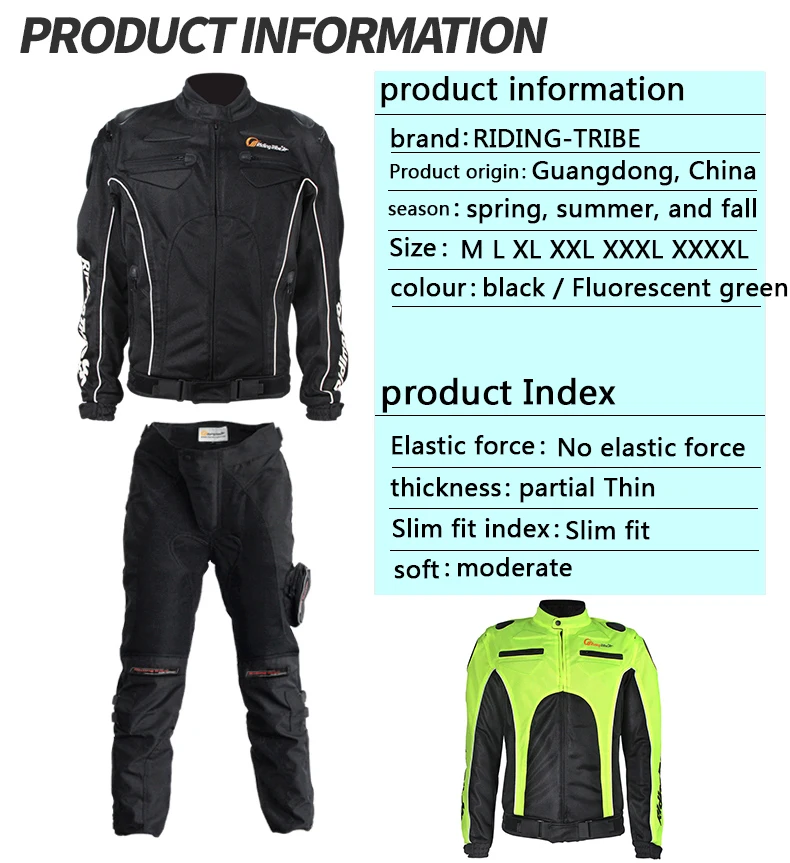 Motorcycle Cycling wear Jacket Anti fall Windproof Jacket Riding Racing Clothing Protective Gear for Yamaha kawasaki Suzuki KTM